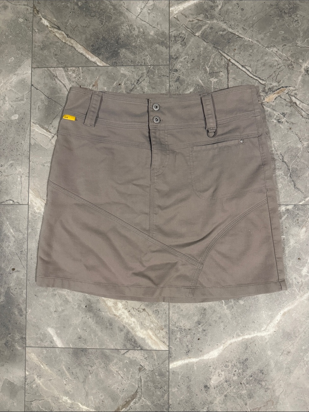 Lole Gray Mini Skirt with Panel Stitching
